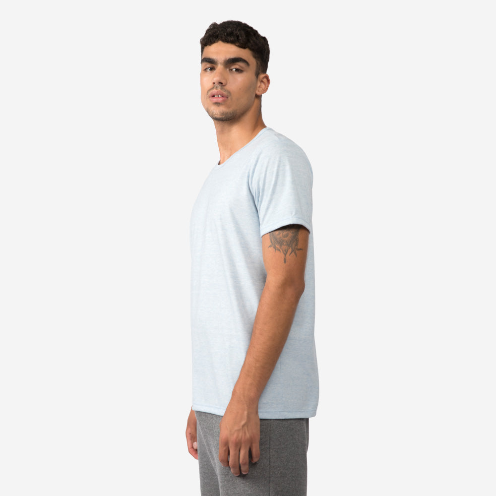 Tech T-Shirt Eco Gola C Masculina - Azul Mineral