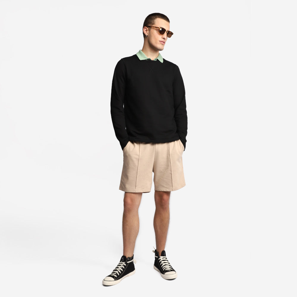 Blusão Pesponto Masculino - Preto