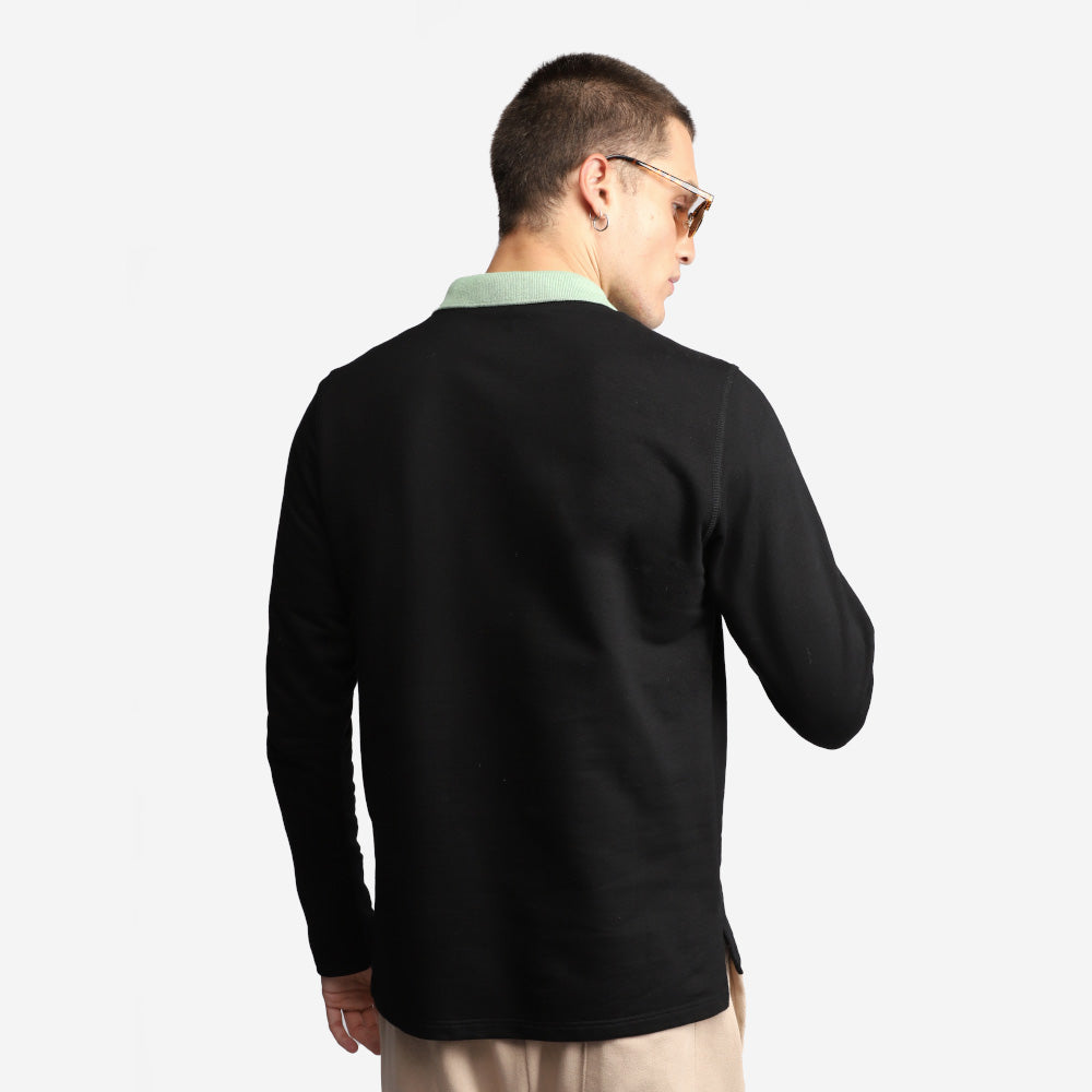 Blusão Pesponto Masculino - Preto