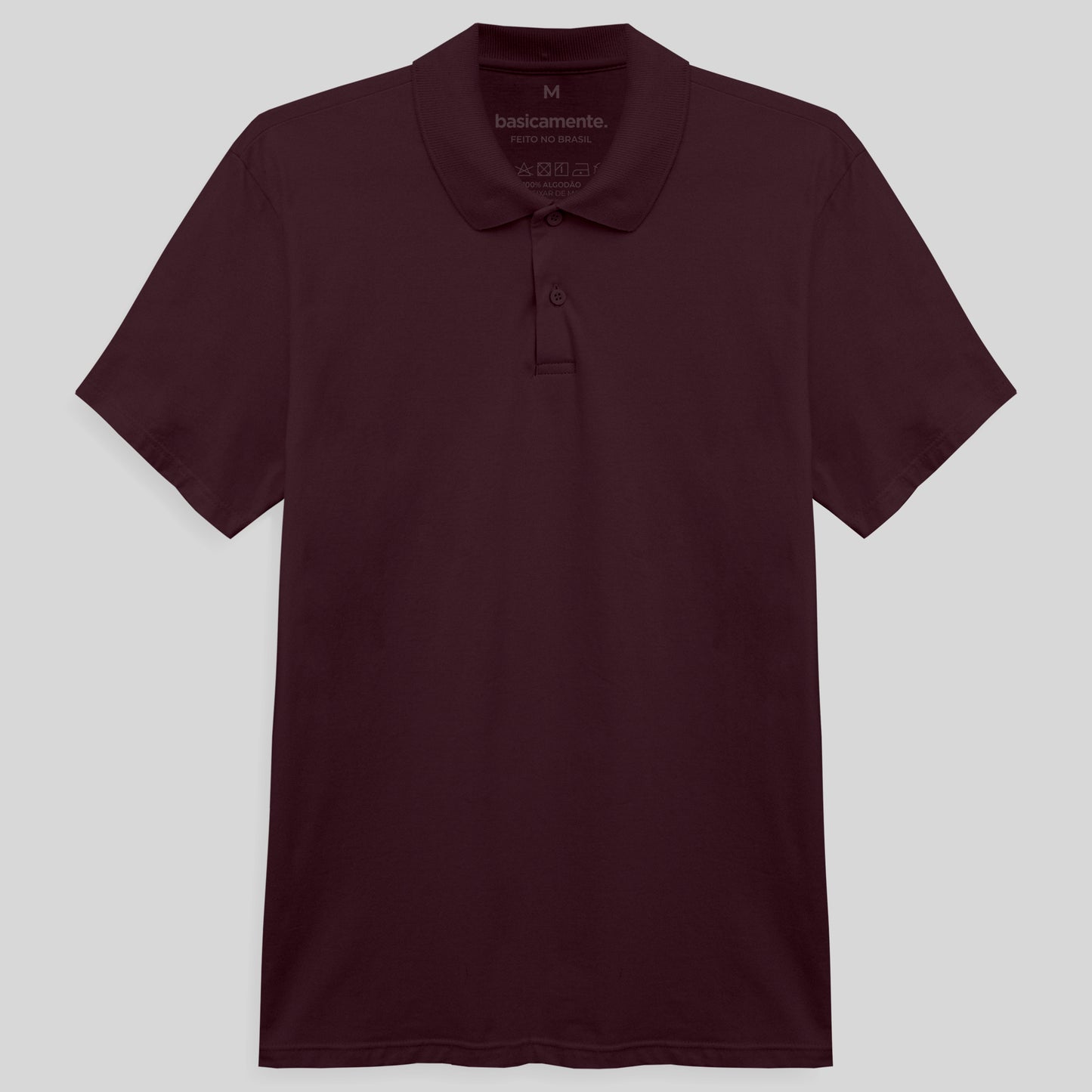 Camisa Polo Masculina - Vermelho Vinho