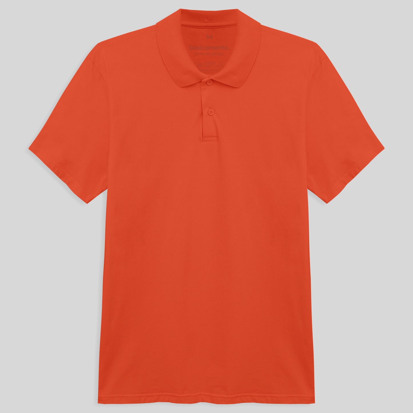 Camisa Polo Masculina - Laranja