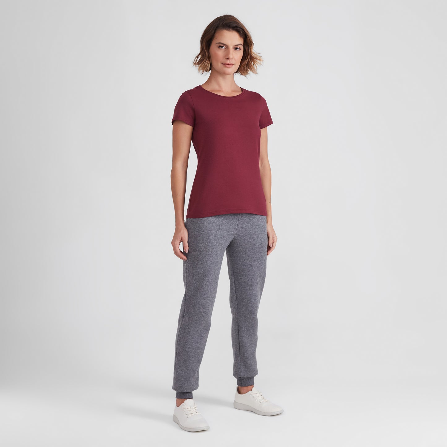 Camiseta Slim Feminina - Vermelho Vinho