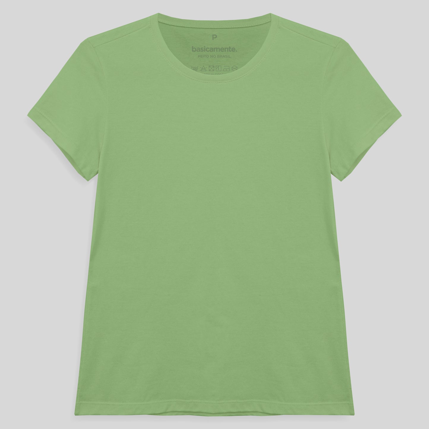 Camiseta Slim Feminina - Verde Jade