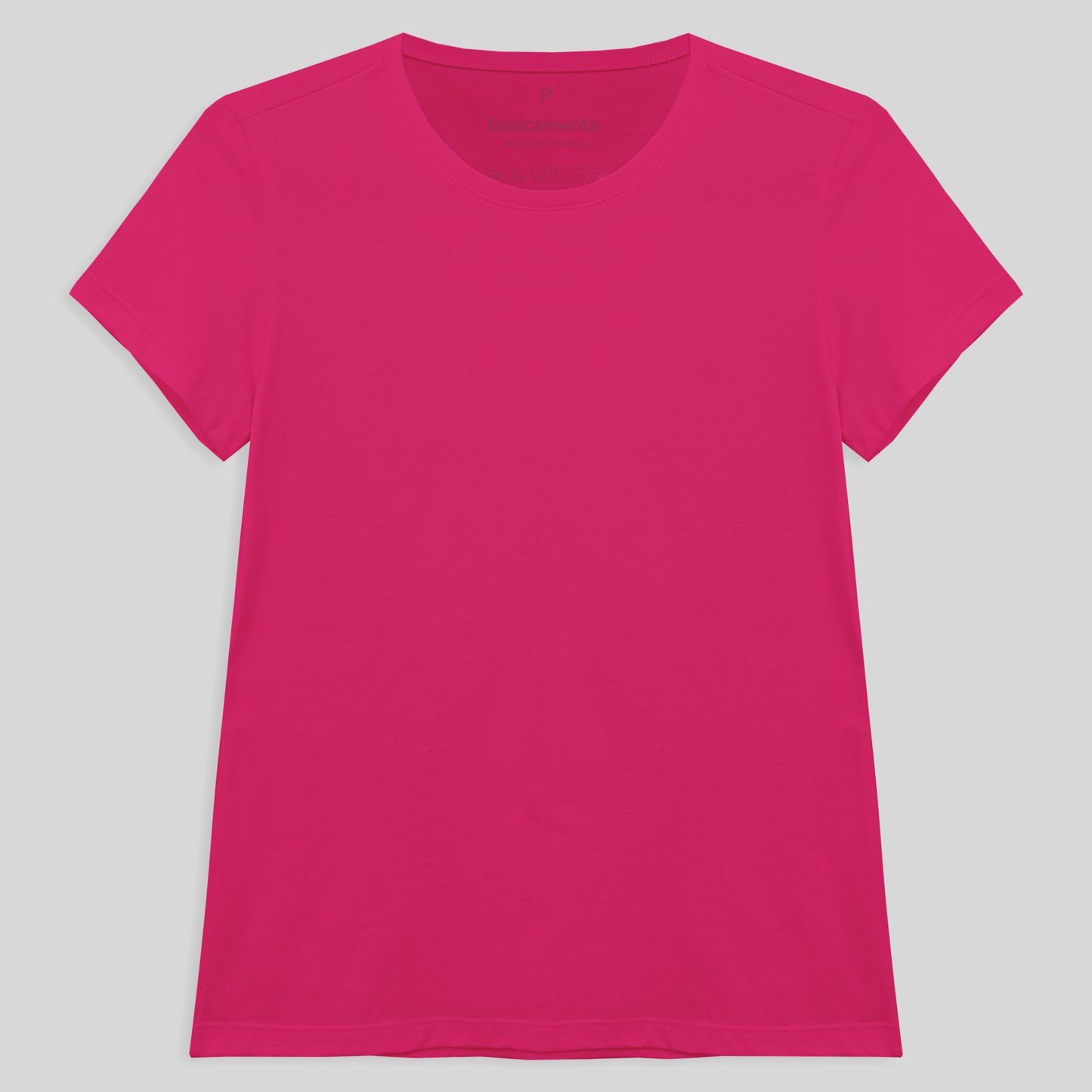 Camiseta Slim Feminina - Pink