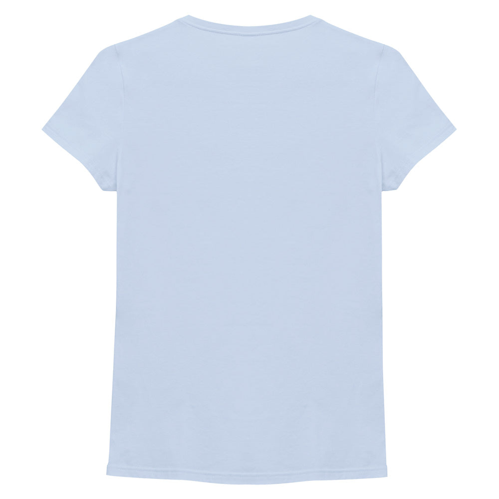 Camiseta Slim Feminina - Azul Capri
