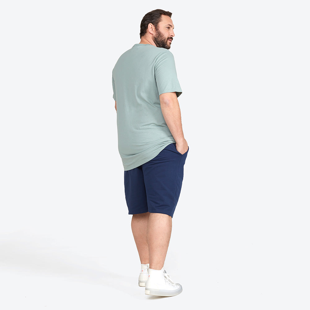 Camiseta Básica Plus Masculina - Verde Chá