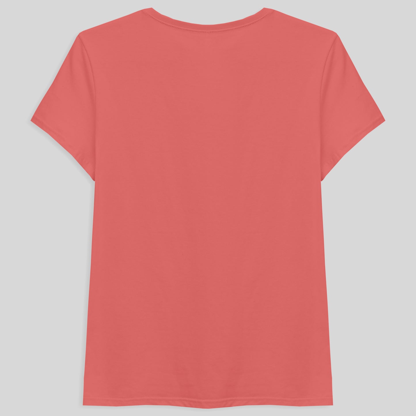 Camiseta Básica Gola V Feminina - Rosa Chiclete