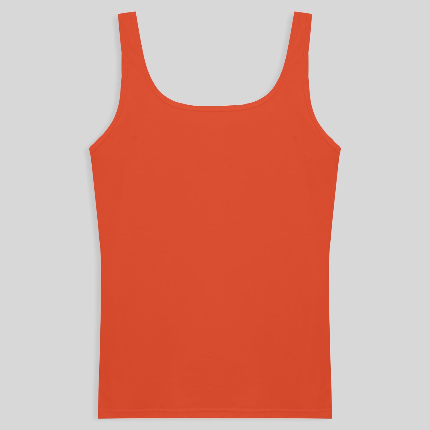 Regata Decote Quadrado Feminina - Laranja