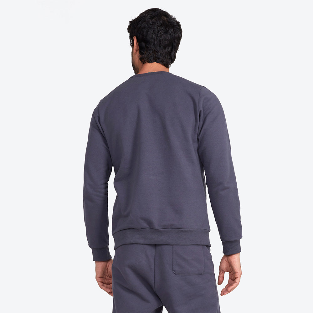 Blusão Moletom Flanelado Masculino - Grafite