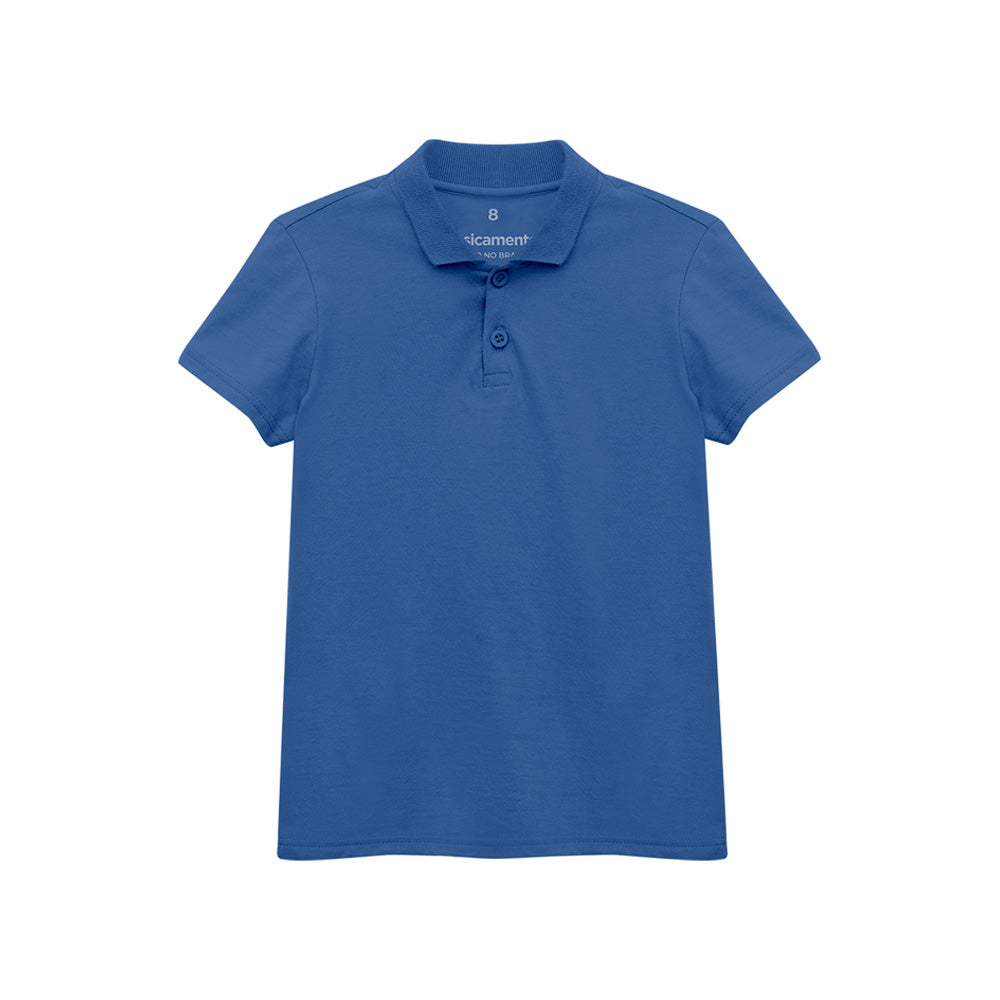Camisa Polo Infantil Menino - Azul Oceano