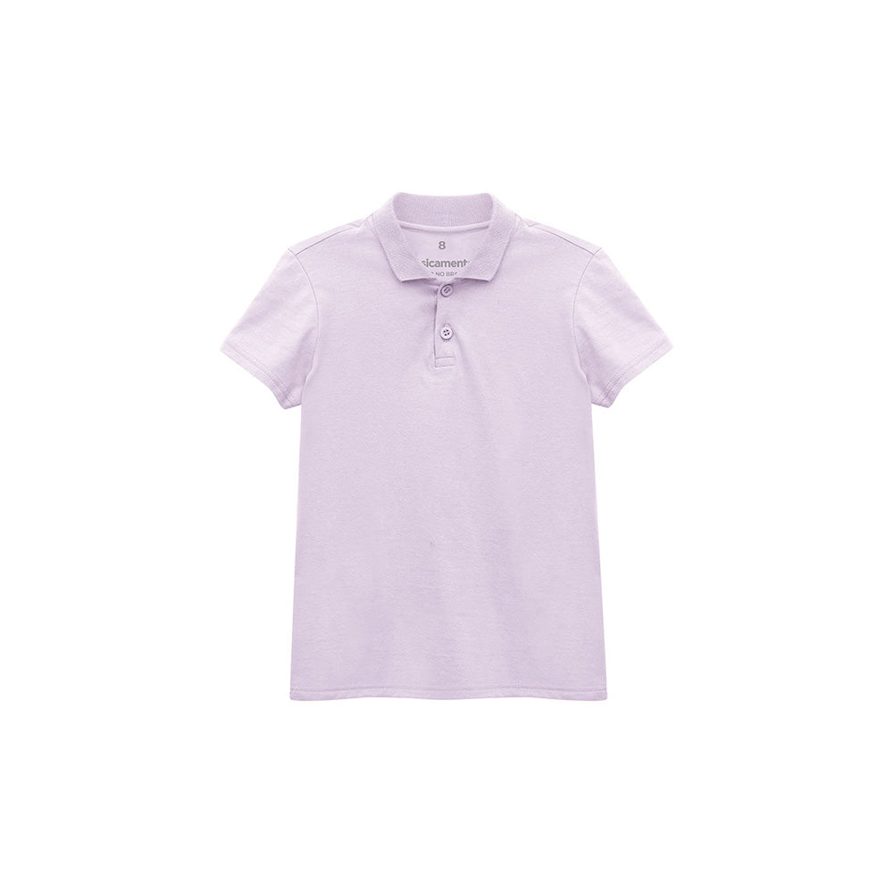 Camisa Polo Infantil Menino - Lilás Lavanda