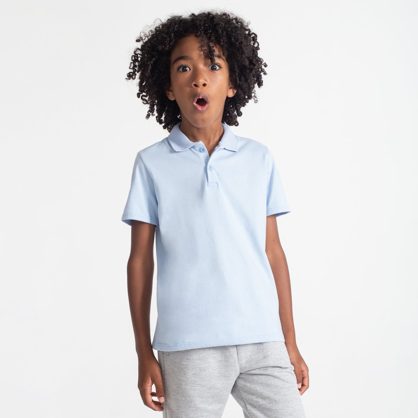 Camisa Polo Infantil Menino - Azul Ceu