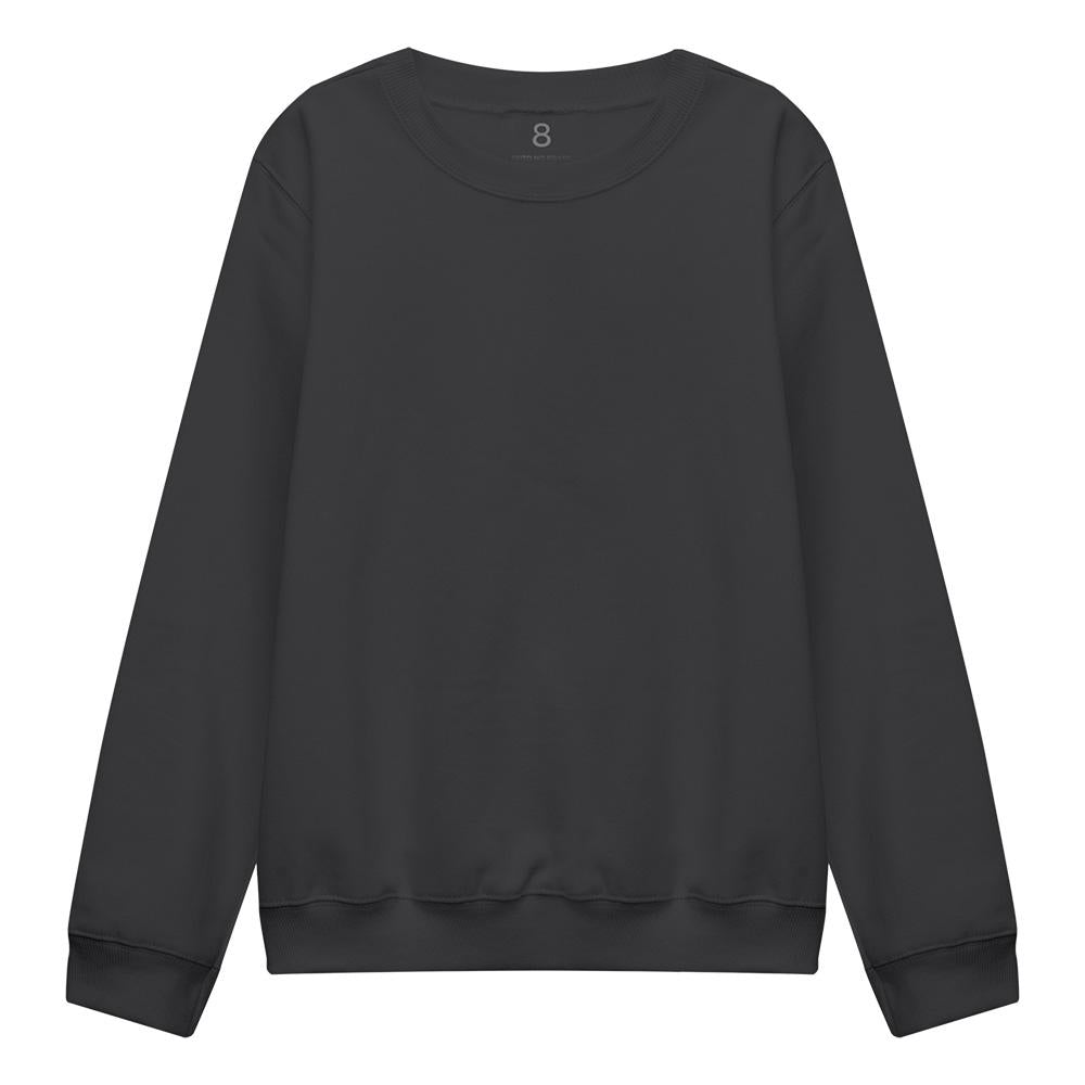 Blusa De Moletom Infantil Unissex - Cinza Ardósia