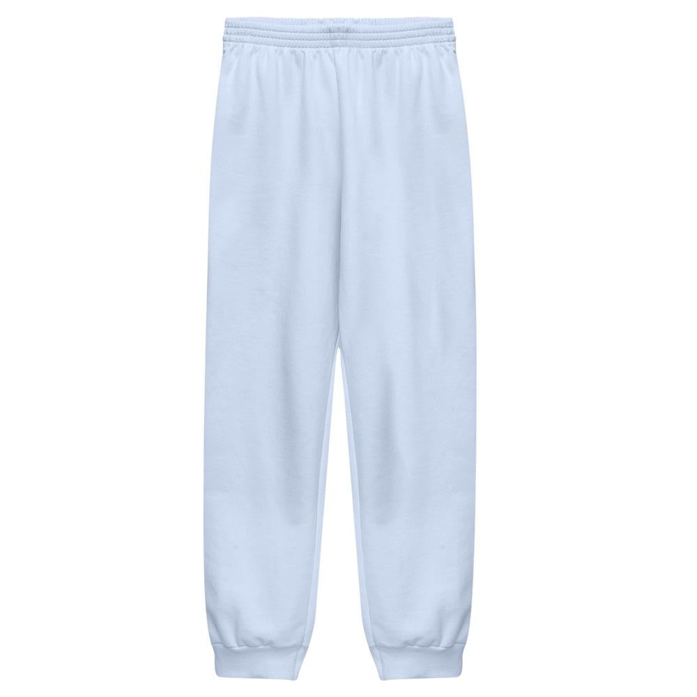 Calça De Moletom Infantil Unissex - Azul Capri