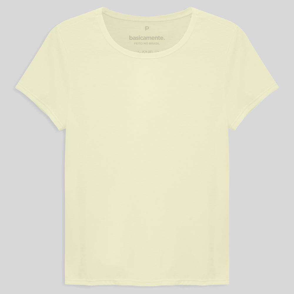 Tech T-Shirt Eco Gola C Feminina - Off White