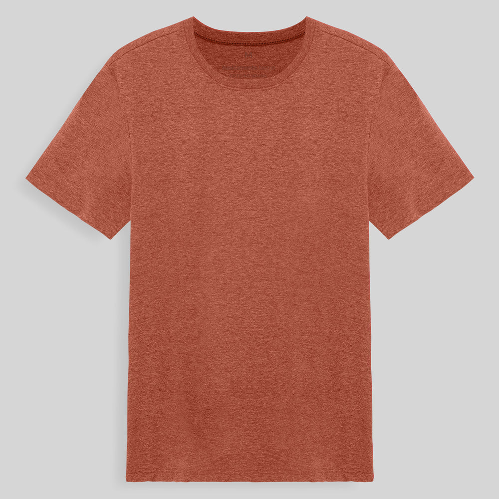 Tech T-Shirt Eco Gola C Masculina - Marrom Telha