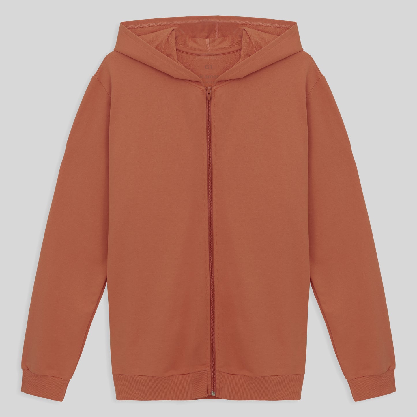 Jaqueta Capuz Plus Masculina - Marrom Telha