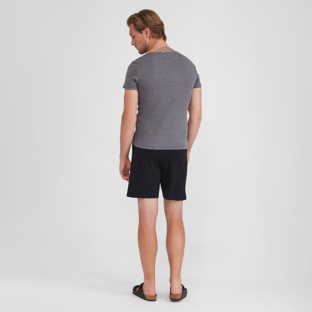 Camiseta Pijama Gola C Masculina - Mescla Escuro