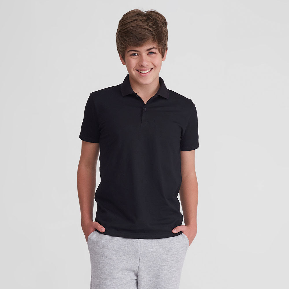 Camisa Polo Teen Masculina - Preto
