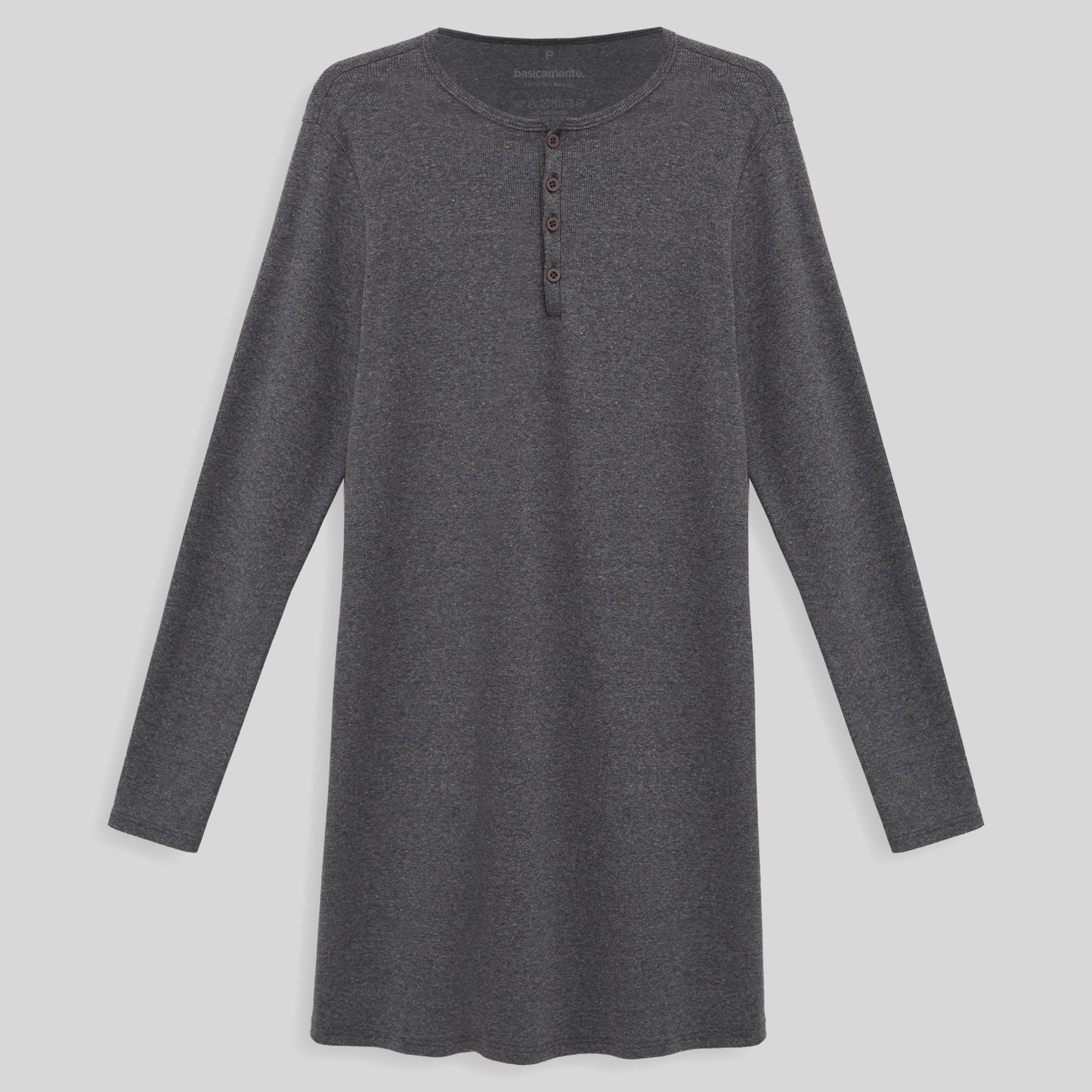 Camisola Adulto Feminina - Mescla Escuro