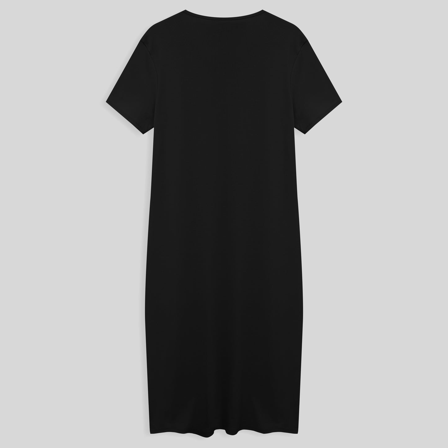 Vestido Confort Plus Size Feminina - Preto