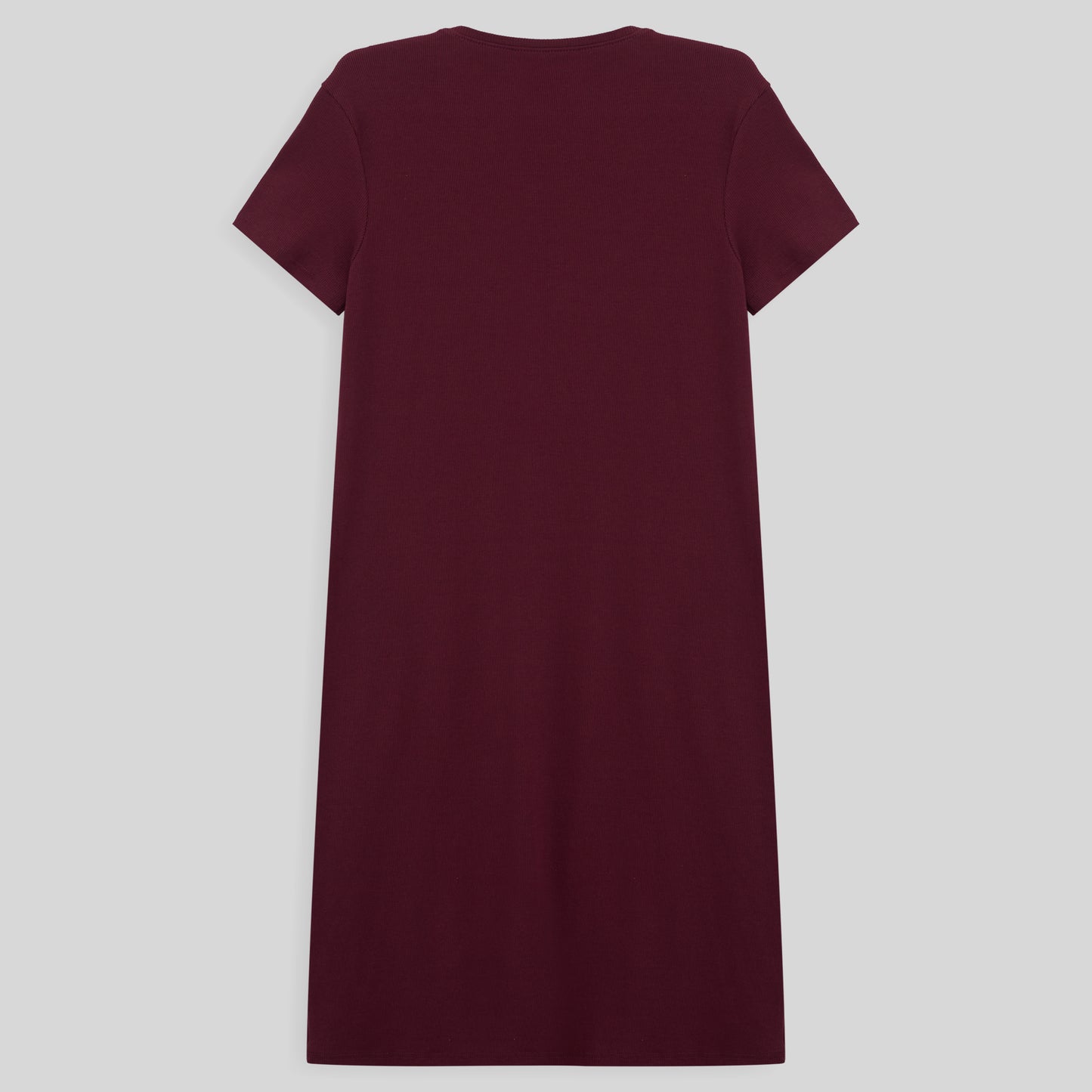 Vestido Confort Plus Size Feminina - Vermelho Vinho