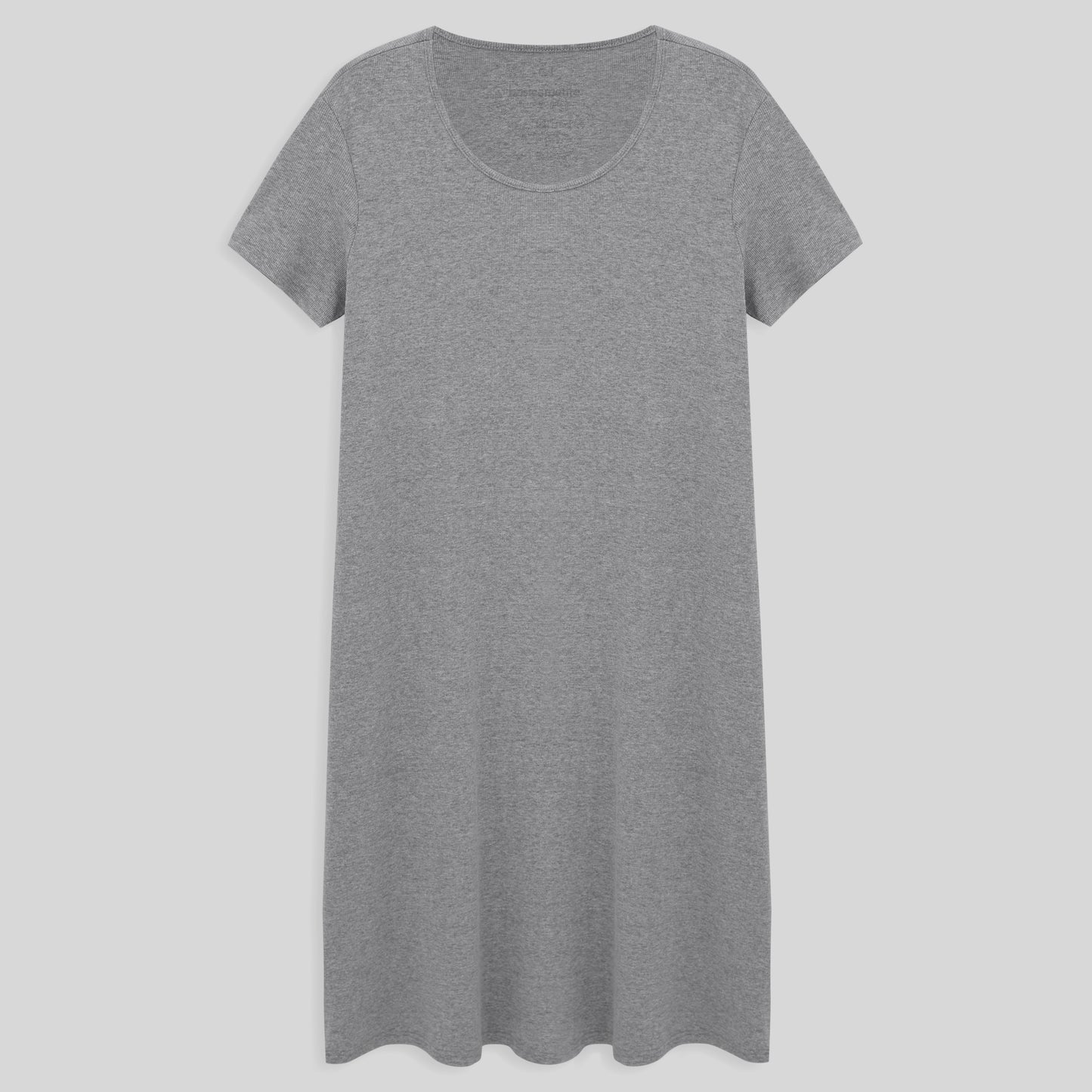 Vestido Confort Plus Size Feminina - Mescla Claro