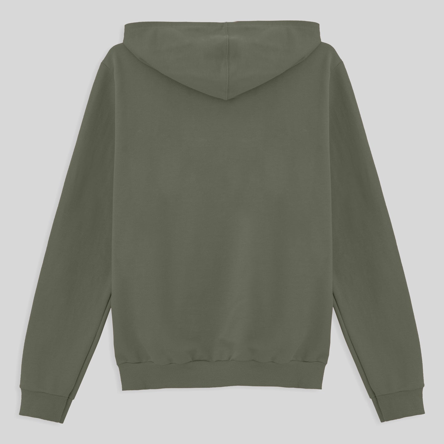 Casaco De Moletom Leve Com Capuz Teen Unissex - Verde Militar