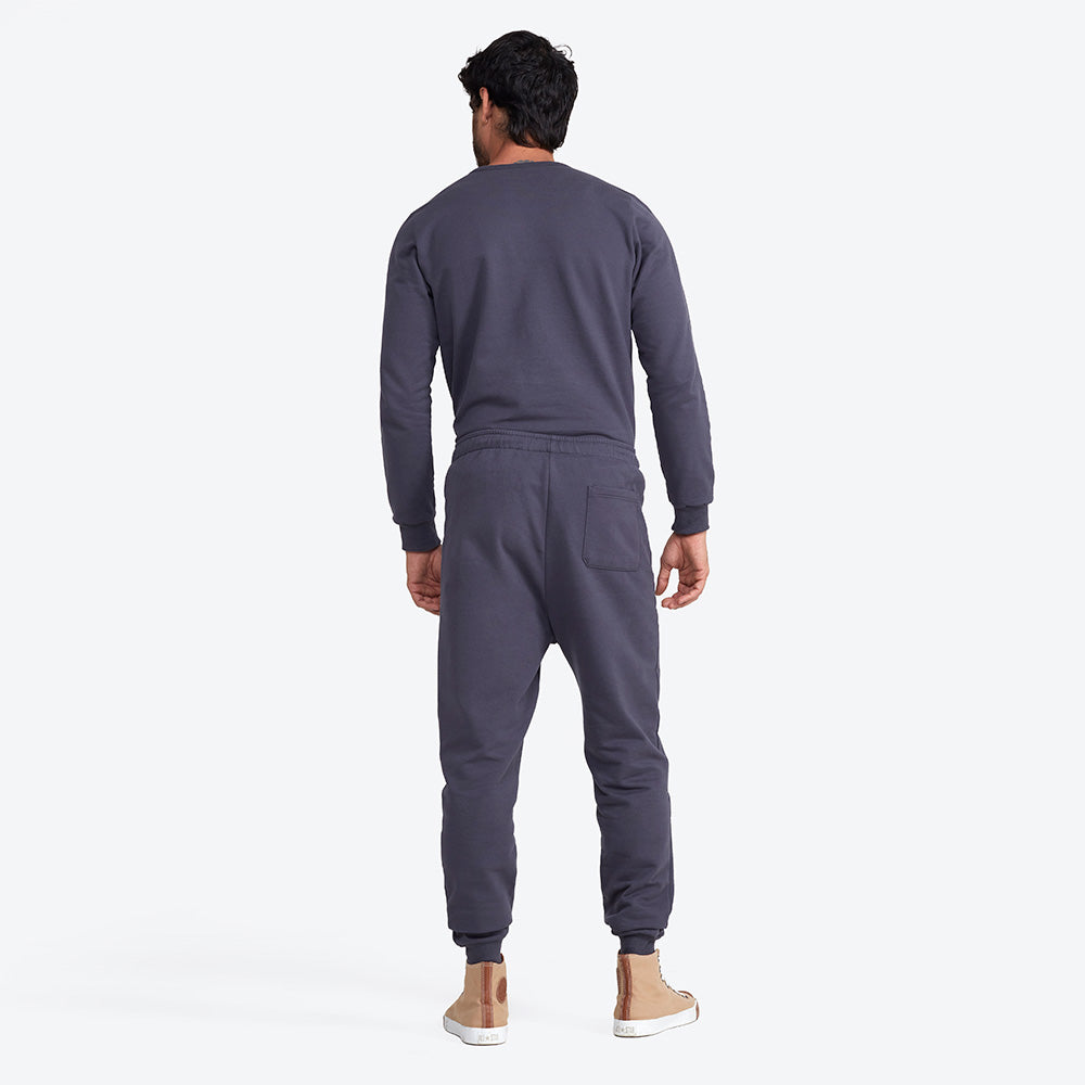 Calça Jogger Moletom Flanelado Masculina - Grafite