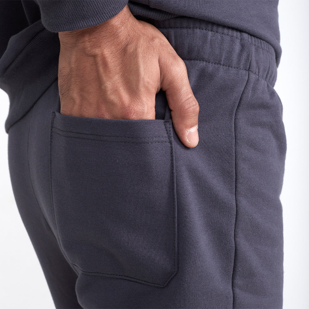 Calça Jogger Moletom Flanelado Masculina - Grafite