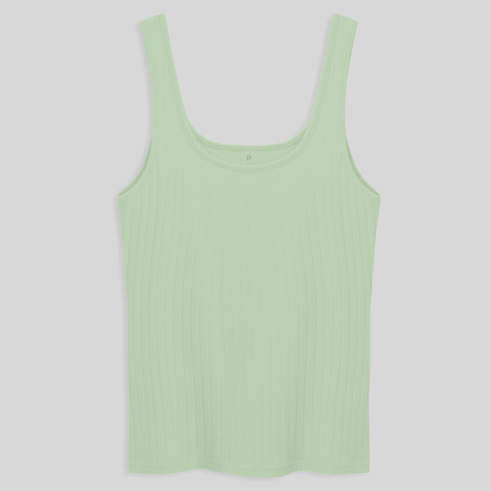 Regata Canelada Feminina - Verde Menta