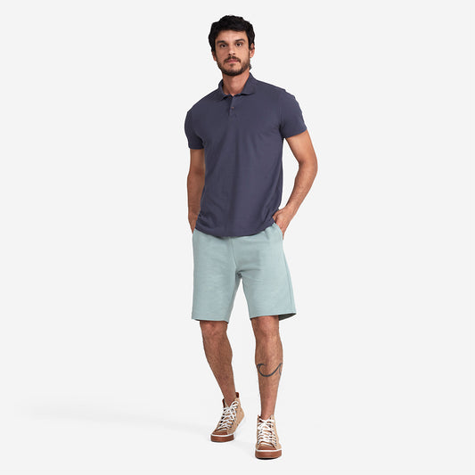 Camisa Polo Piquet Masculina - Grafite