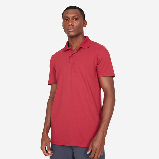 Camisa Polo Piquet Masculina - Marsala