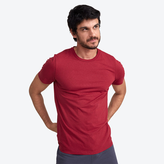 Camiseta Botonê Masculina - Marsala