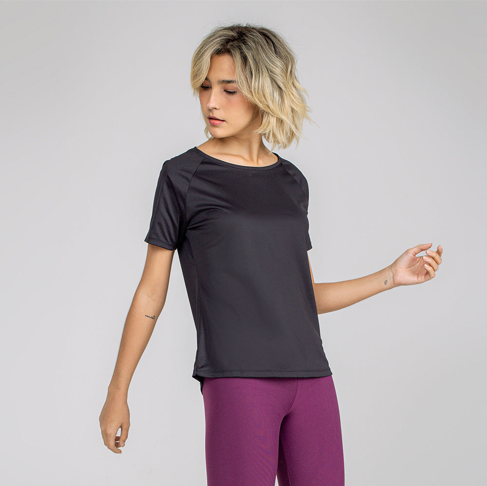 Camiseta New Life Tech UV - Preto