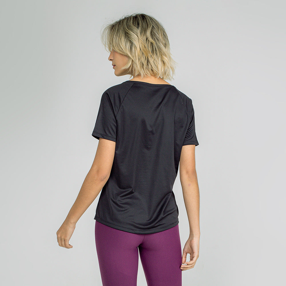 Camiseta New Life Tech UV - Preto