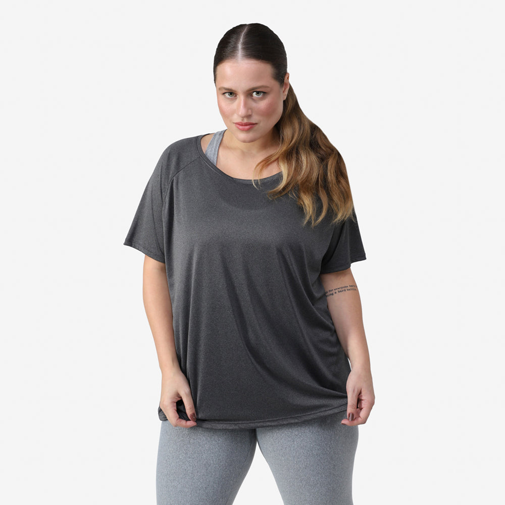 Camiseta New Life Tech UV - Mescla Escuro