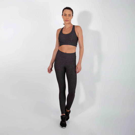 Legging New Life Tech UV - Cinza Asfalto