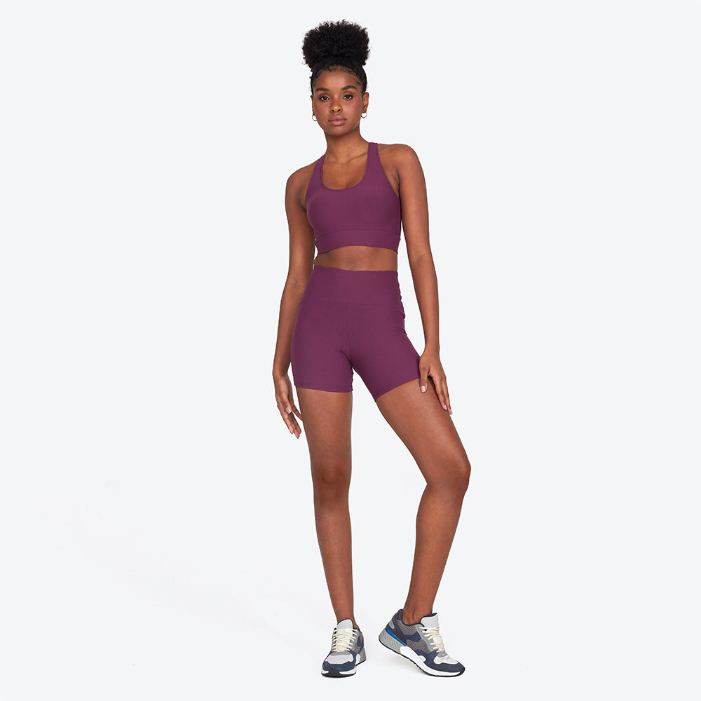 Shorts New Life Tech UV - Berinjela