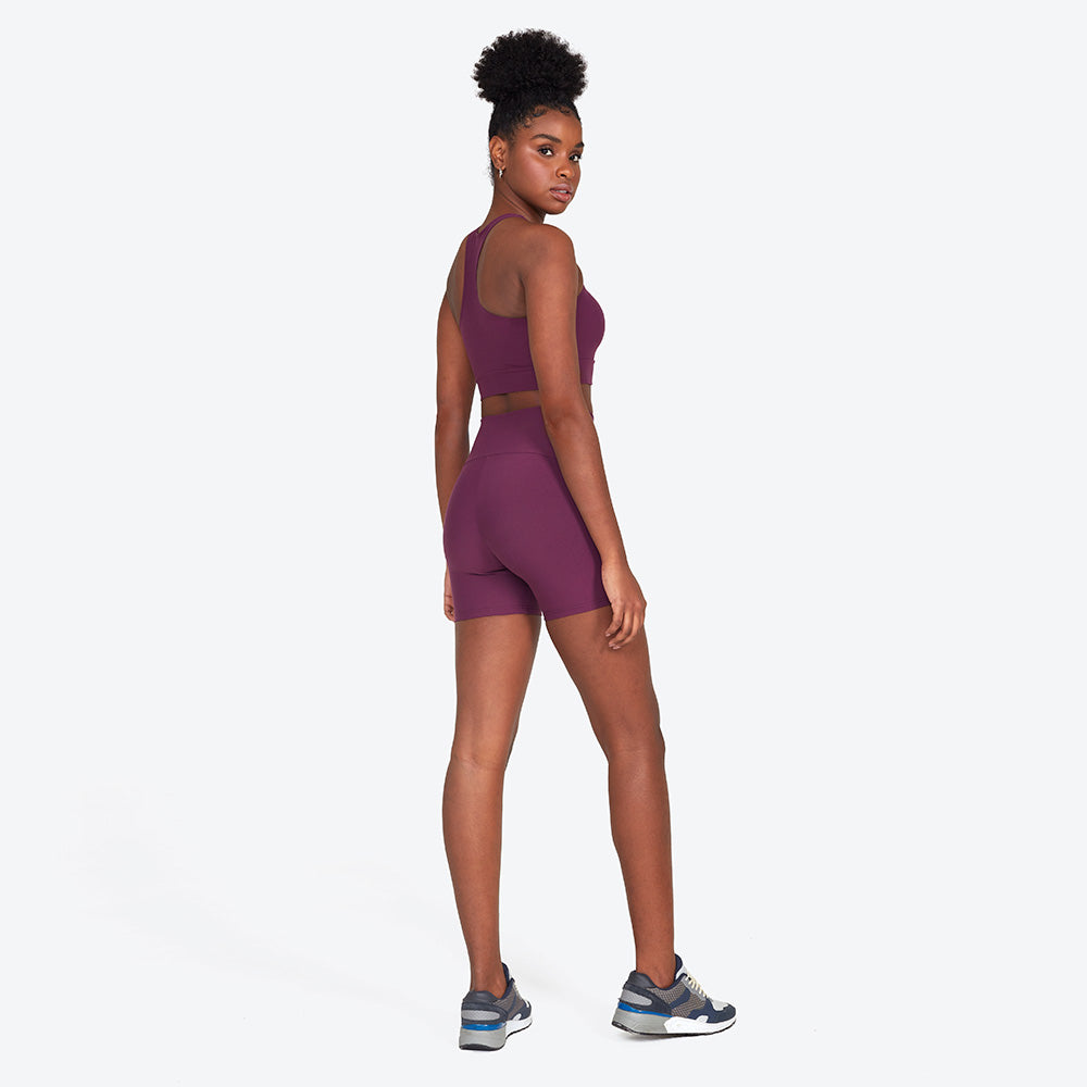 Shorts New Life Tech UV - Berinjela