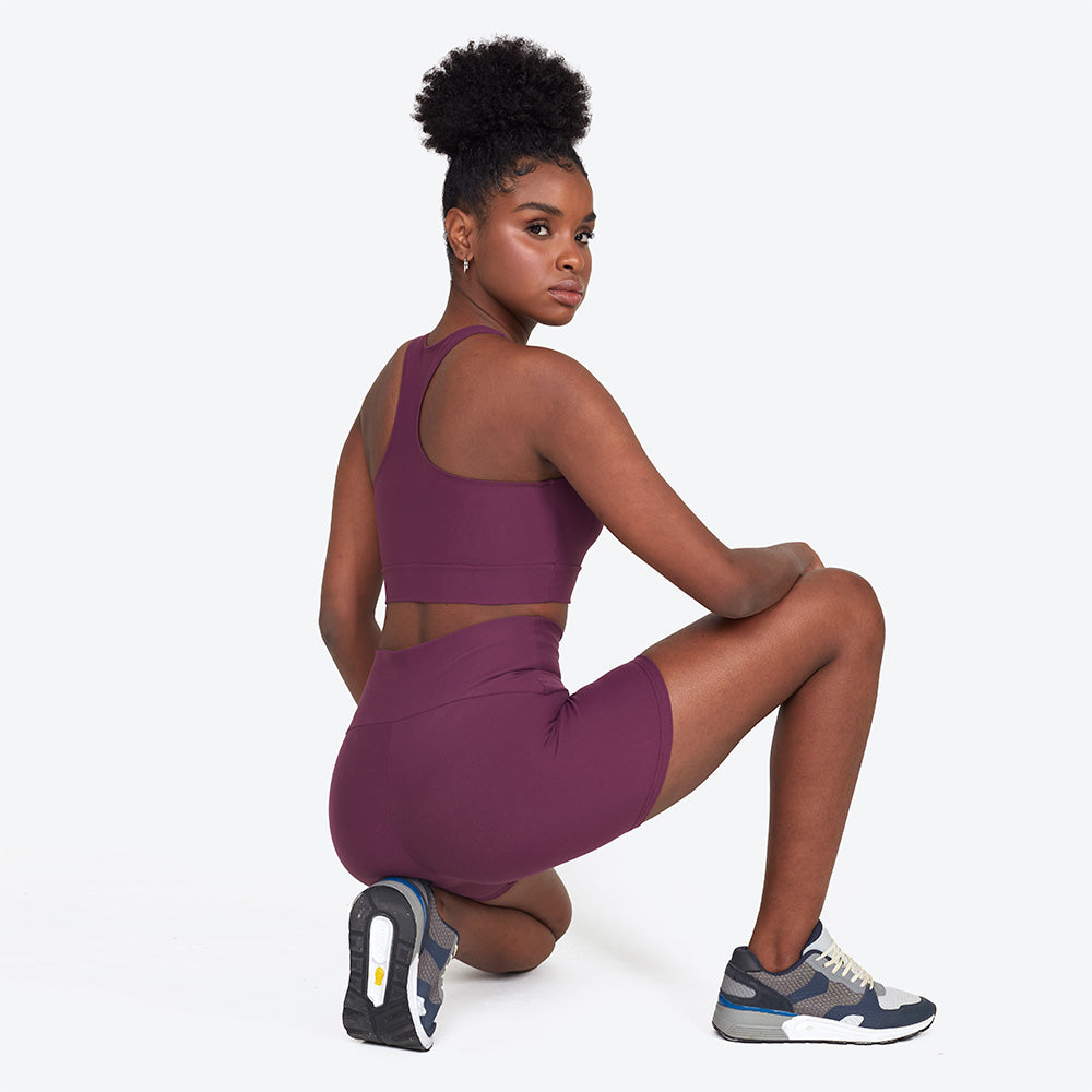 Shorts New Life Tech UV - Berinjela