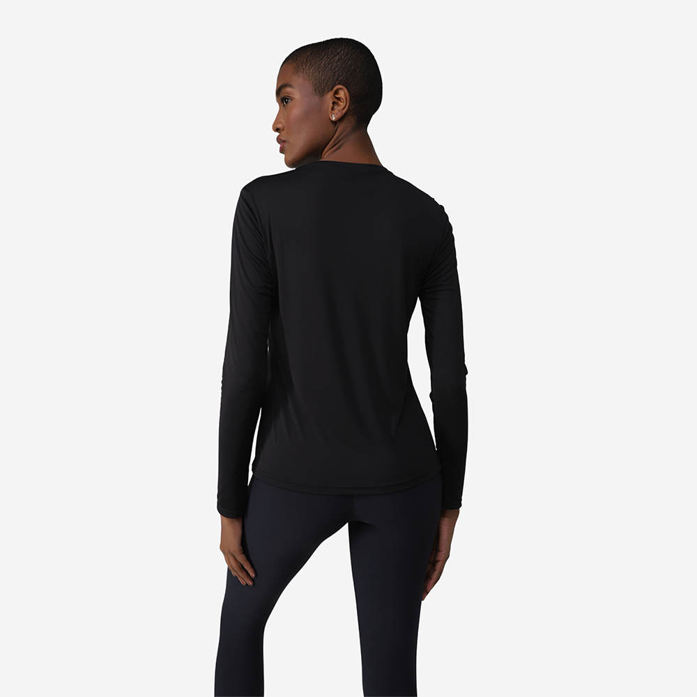 Camiseta Manga Longa New Life Tech UV - Preto