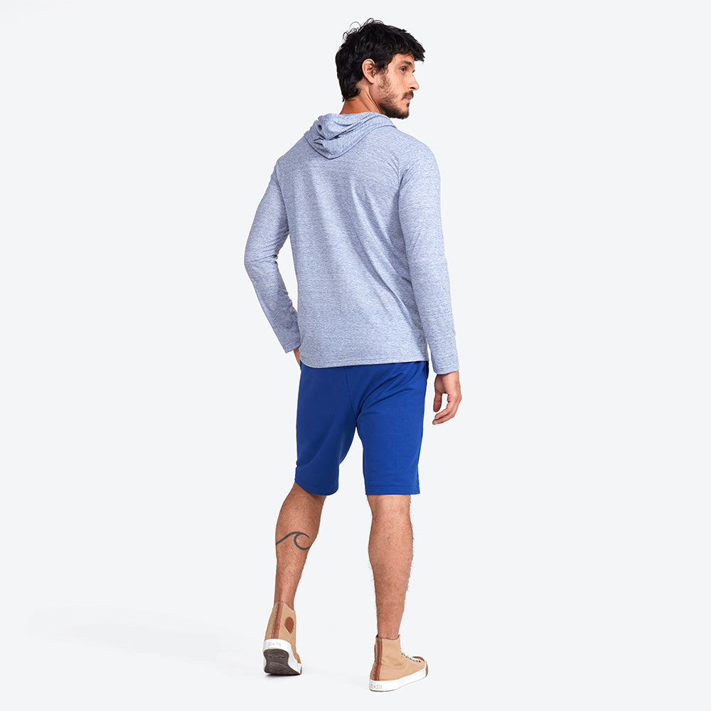 Tech T-Shirt Eco Capuz Masculina - Azul Marinho