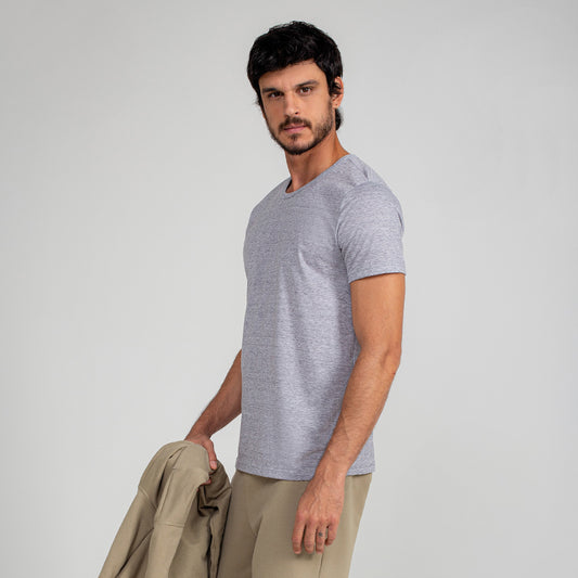 Tech T-Shirt Eco Gola C Masculina - Grafite