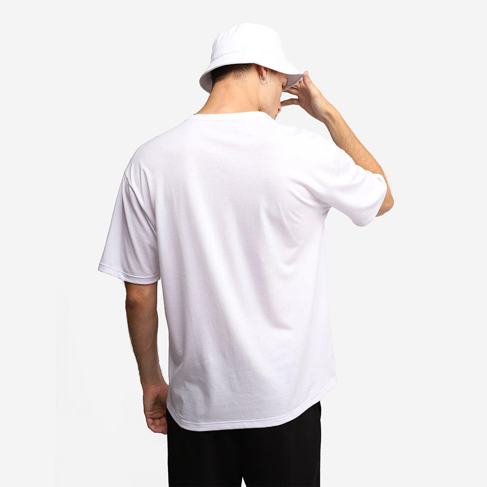 Tech T-Shirt Anti Odor Oversized Masculina - Branco