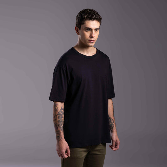 Tech T-Shirt Anti Odor Oversized Masculina - Preto