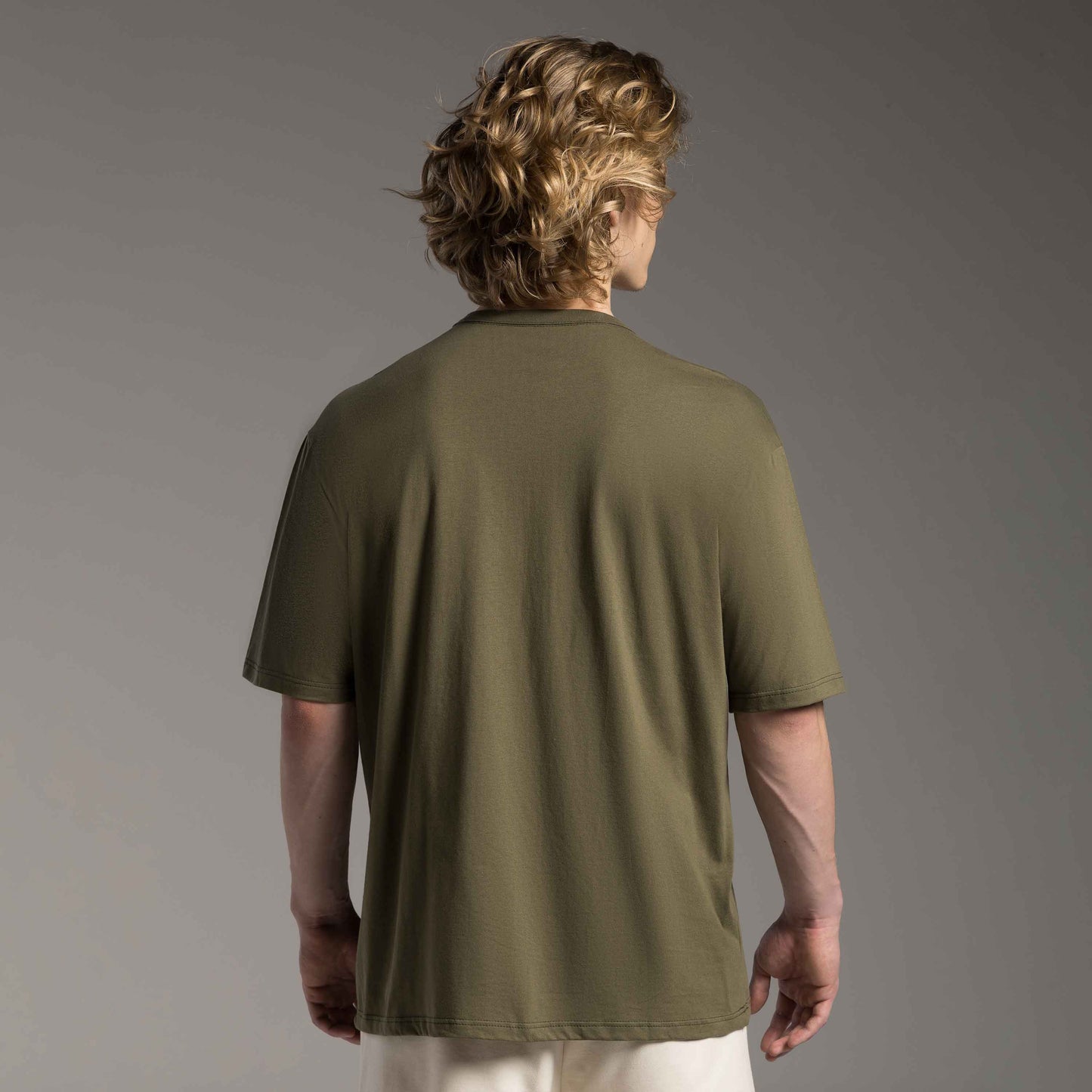 Tech T-Shirt Anti Odor Oversized Masculina - Verde Tomilho
