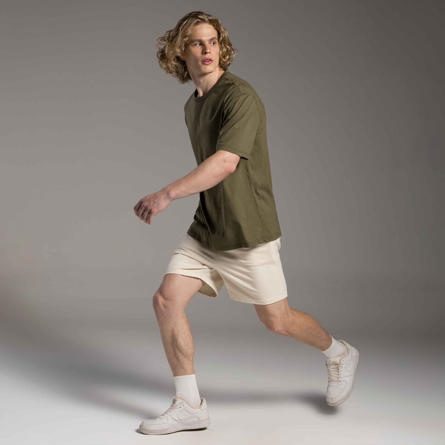 Tech T-Shirt Anti Odor Oversized Masculina - Verde Tomilho