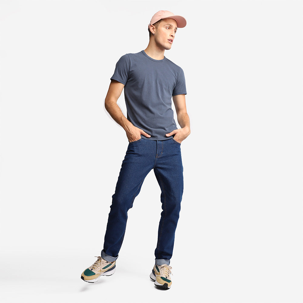 T-Shirt Stone Masculina - Azul Marinho