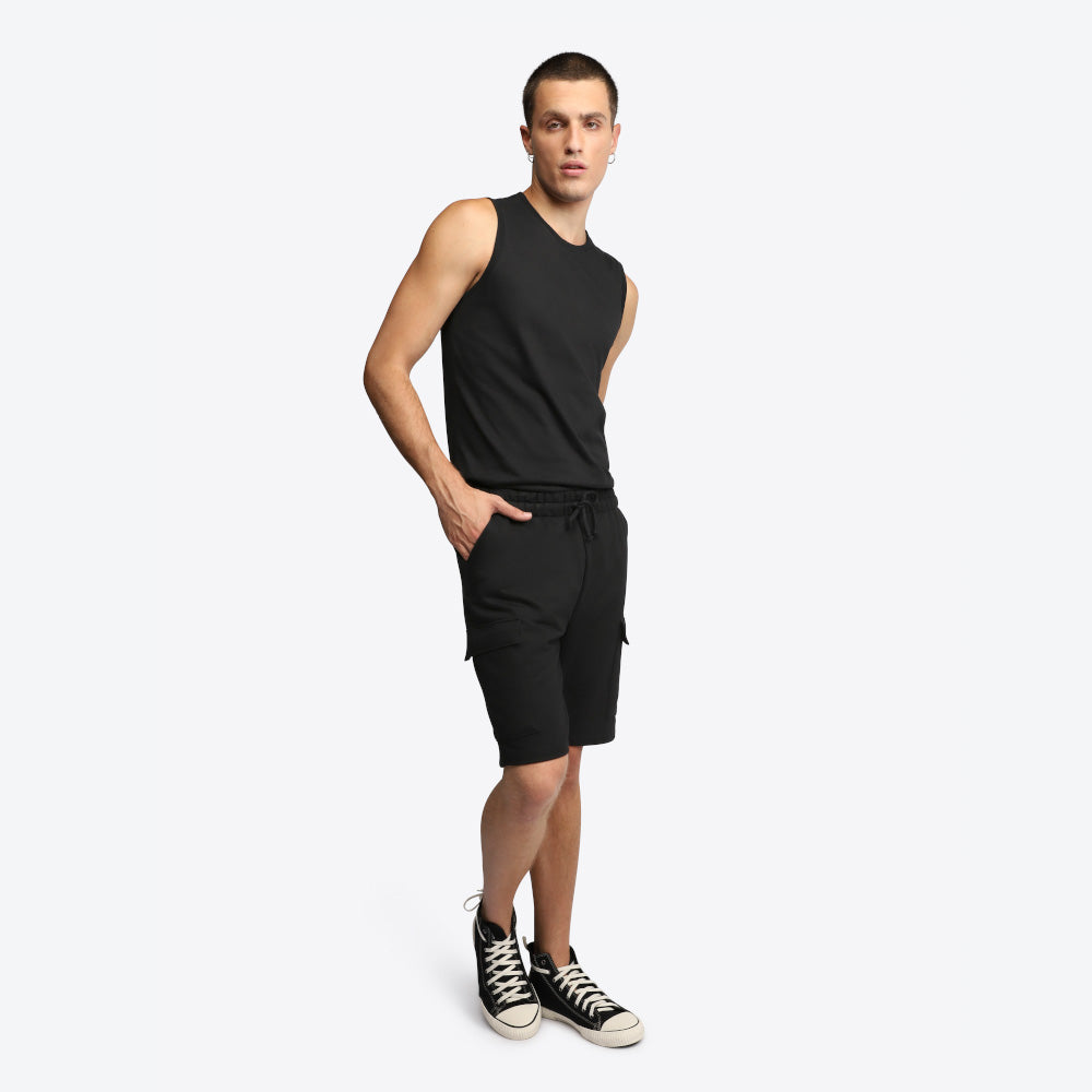 Bermuda Cargo Masculina - Preto